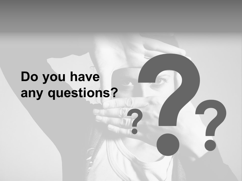 Woman Making Frame With Her Hands PowerPoint Template