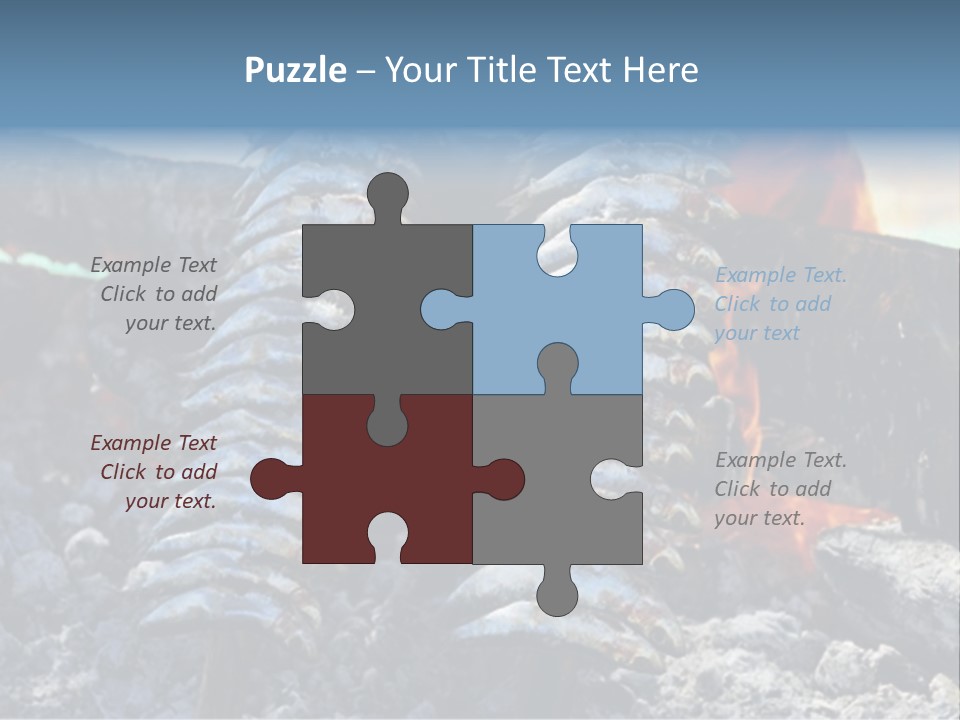 Sardines Kebabs PowerPoint Template