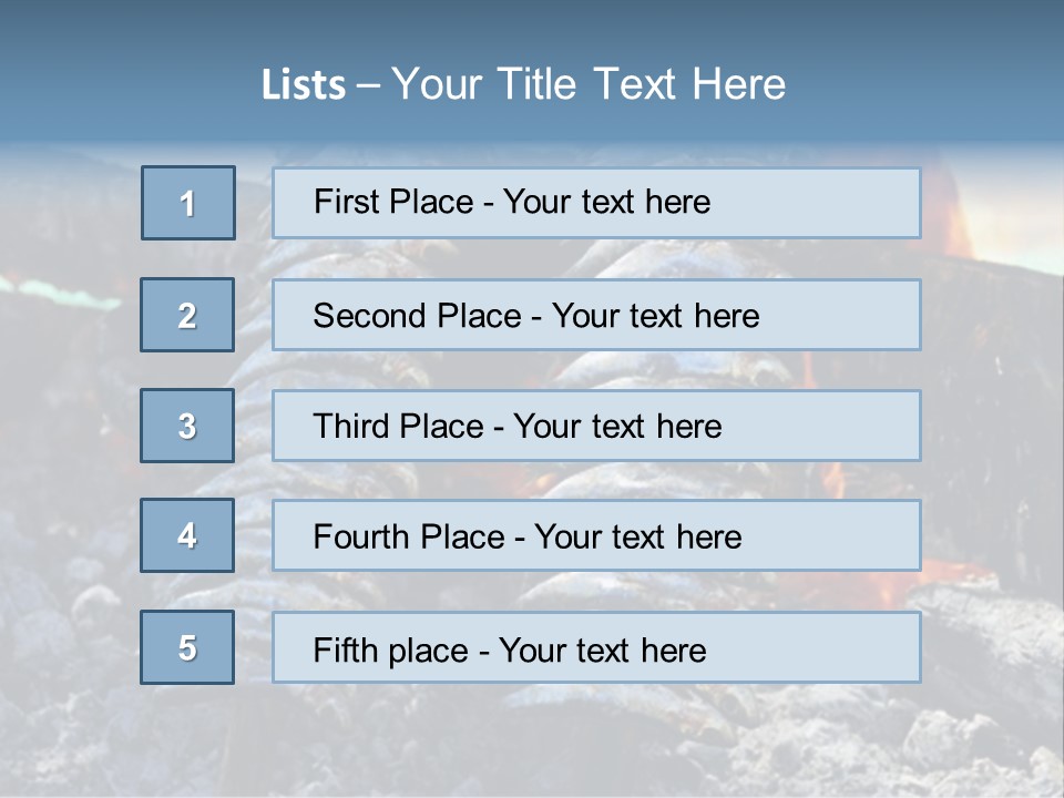 Sardines Kebabs PowerPoint Template