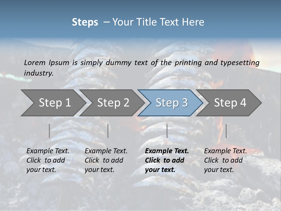 Sardines Kebabs PowerPoint Template