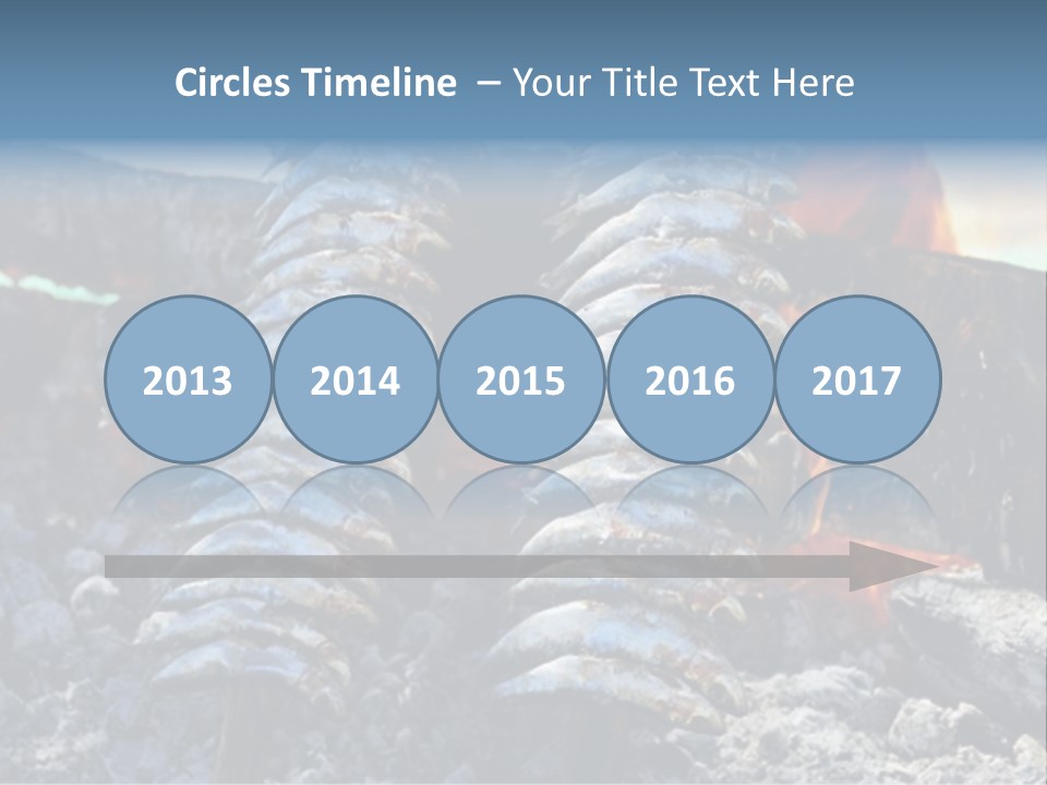 Sardines Kebabs PowerPoint Template