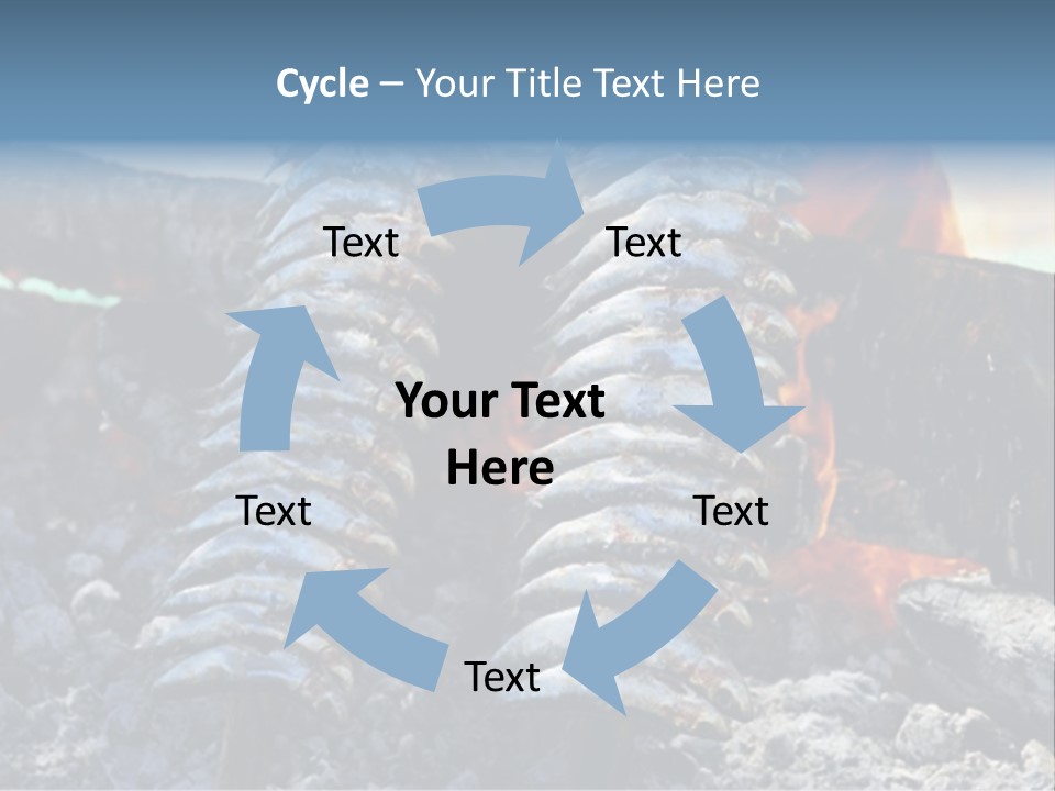 Sardines Kebabs PowerPoint Template