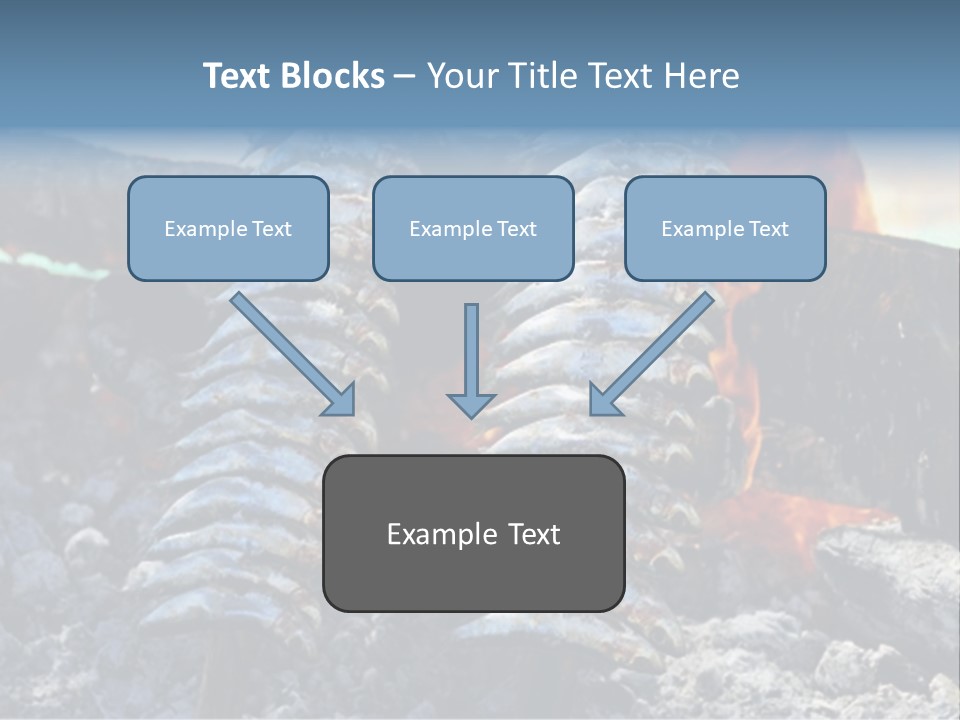 Sardines Kebabs PowerPoint Template