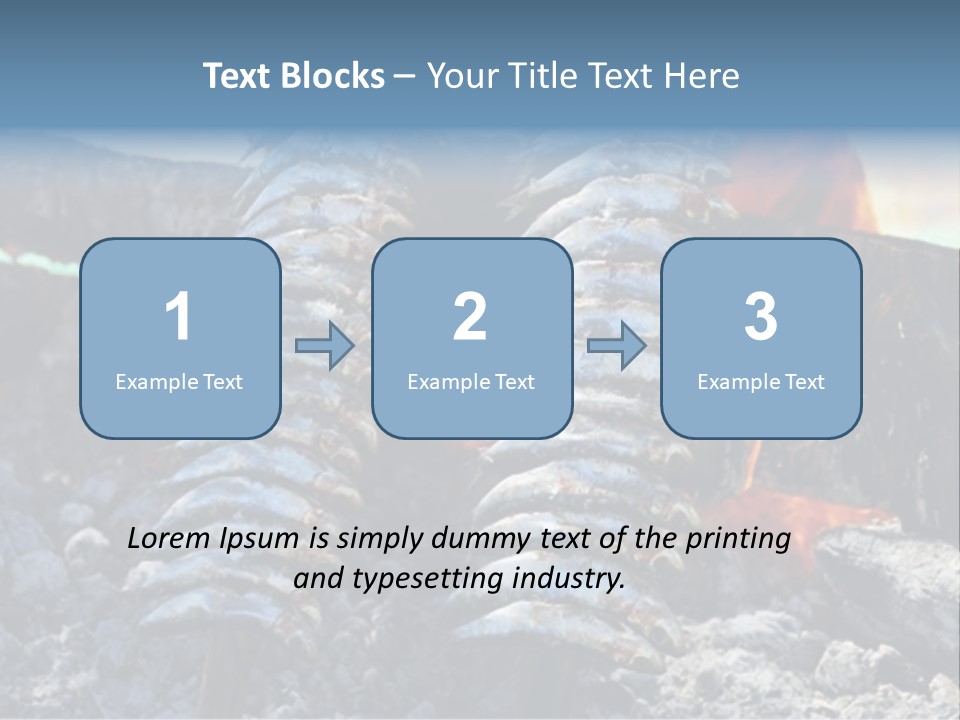 Sardines Kebabs PowerPoint Template