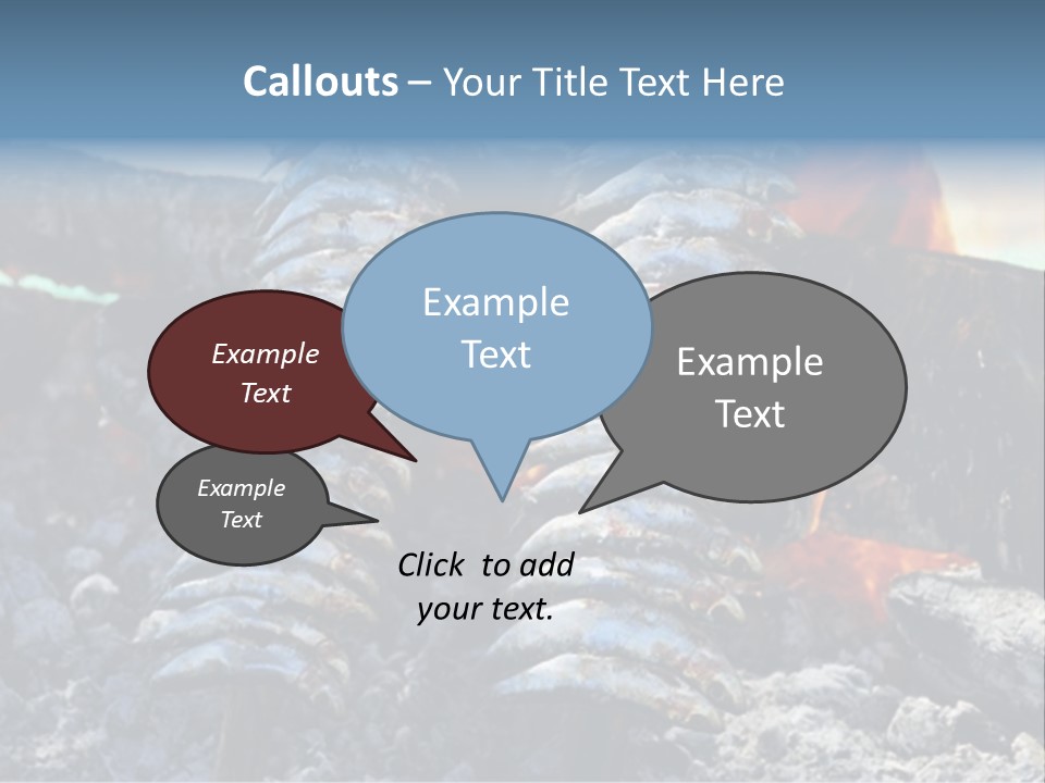 Sardines Kebabs PowerPoint Template