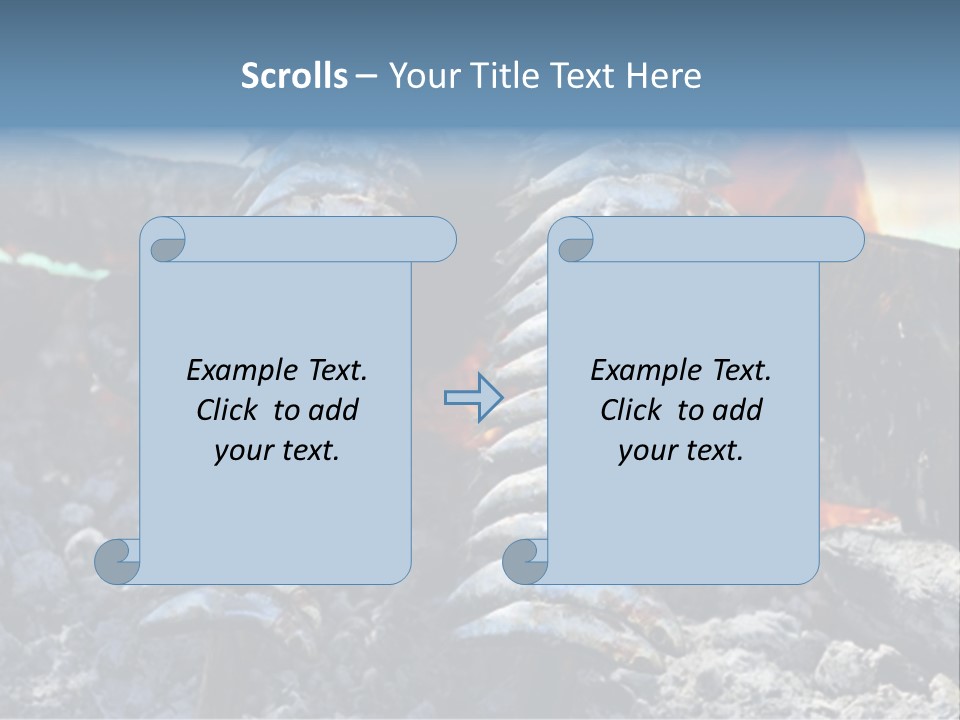 Sardines Kebabs PowerPoint Template