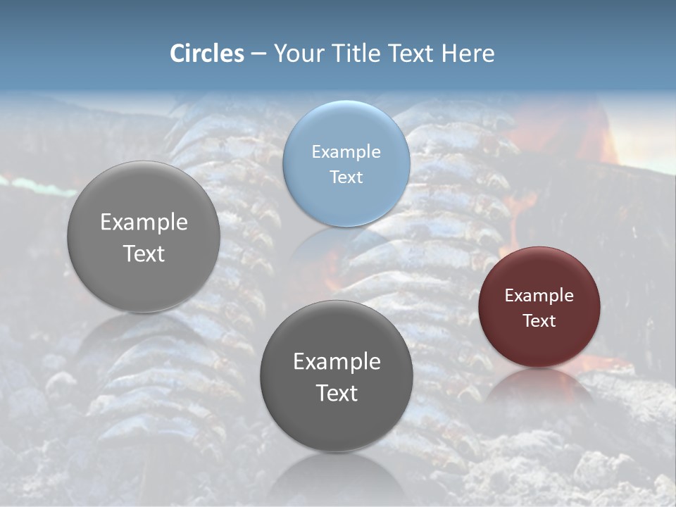 Sardines Kebabs PowerPoint Template