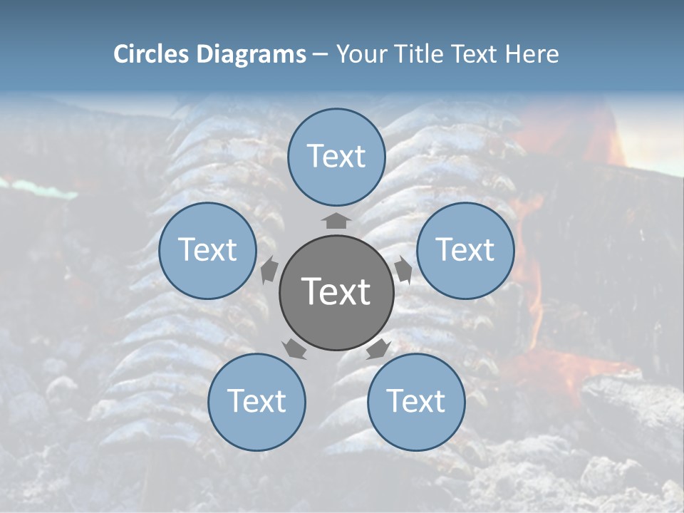 Sardines Kebabs PowerPoint Template