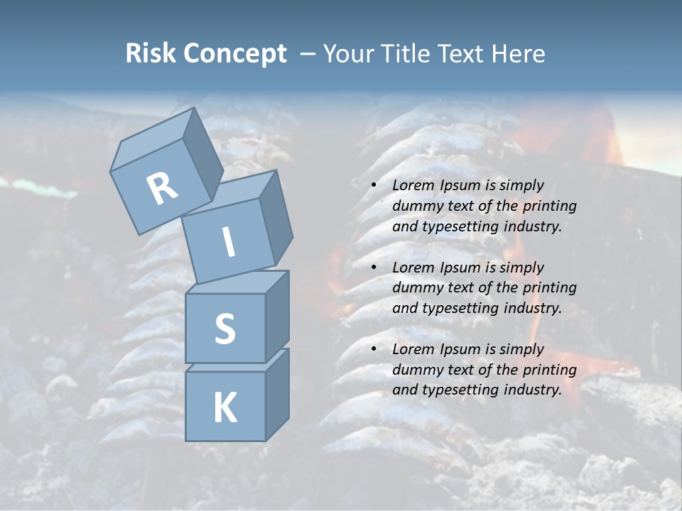 Sardines Kebabs PowerPoint Template