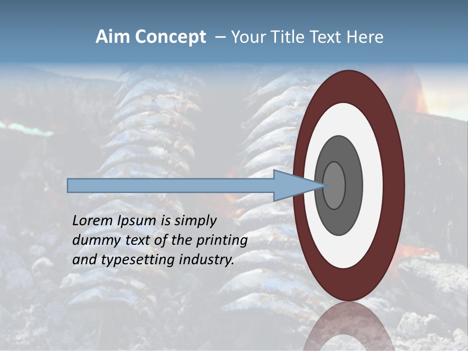 Sardines Kebabs PowerPoint Template