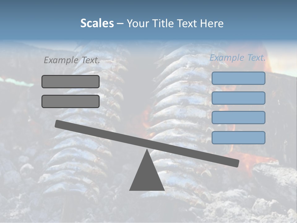 Sardines Kebabs PowerPoint Template