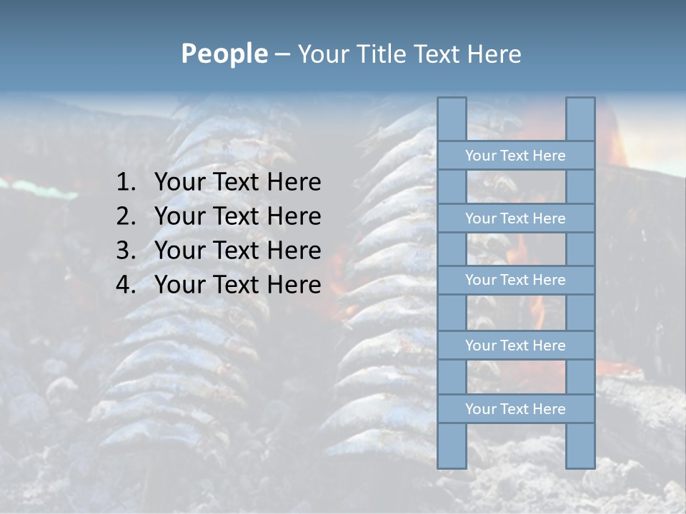 Sardines Kebabs PowerPoint Template