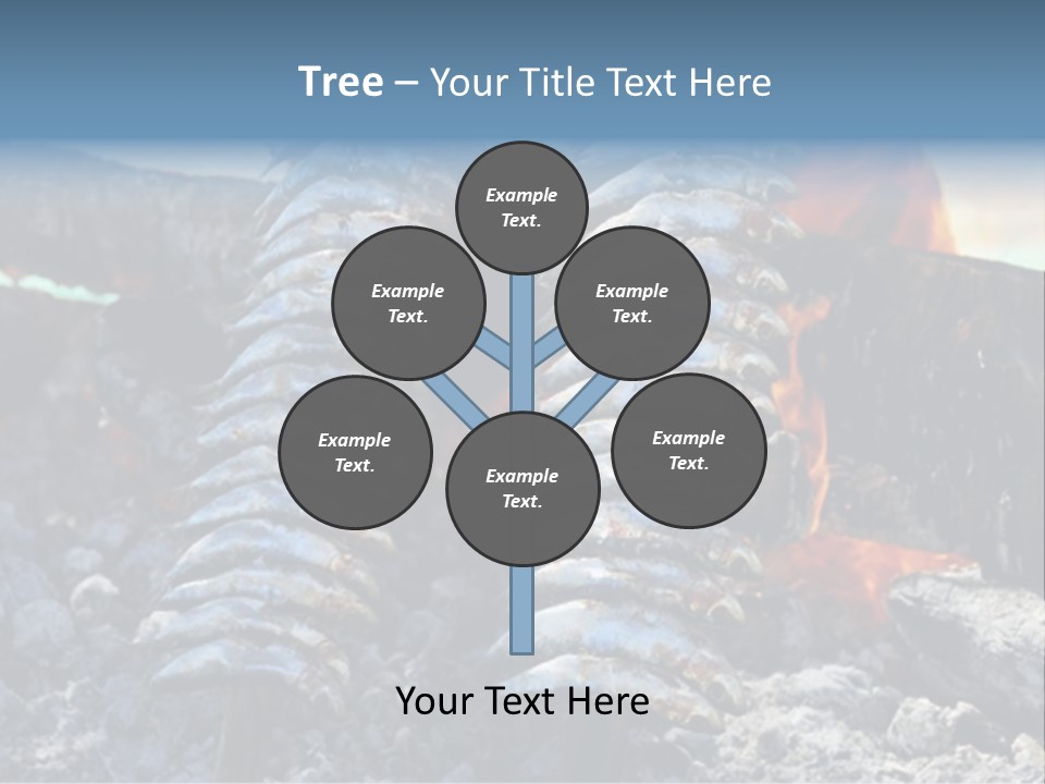 Sardines Kebabs PowerPoint Template