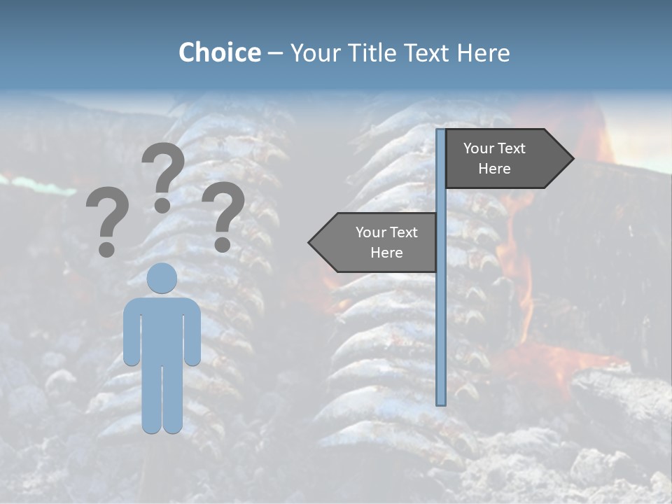 Sardines Kebabs PowerPoint Template