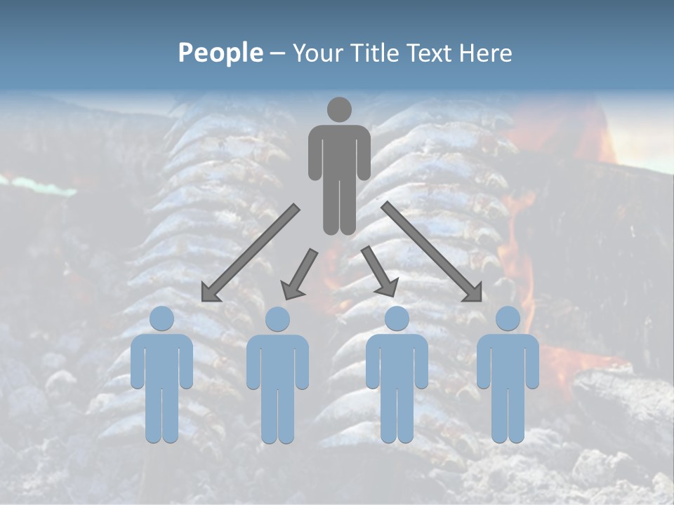 Sardines Kebabs PowerPoint Template