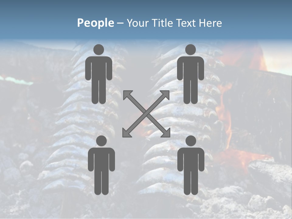 Sardines Kebabs PowerPoint Template