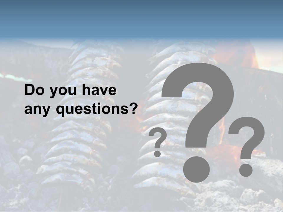 Sardines Kebabs PowerPoint Template