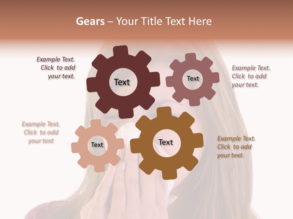 Colorful Electric Light Bulbs Close-Up PowerPoint Template