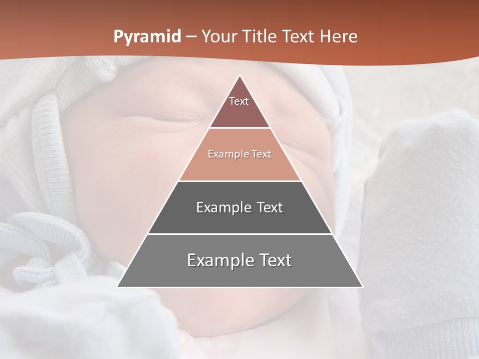 Sweet Dream After Childbirth, Newborn Baby In Hospital. PowerPoint Template