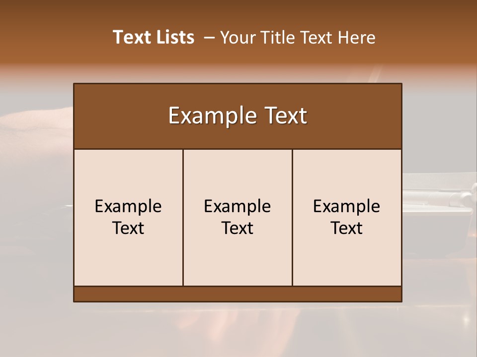 Male Hands Typing On Laptop Keyboard PowerPoint Template