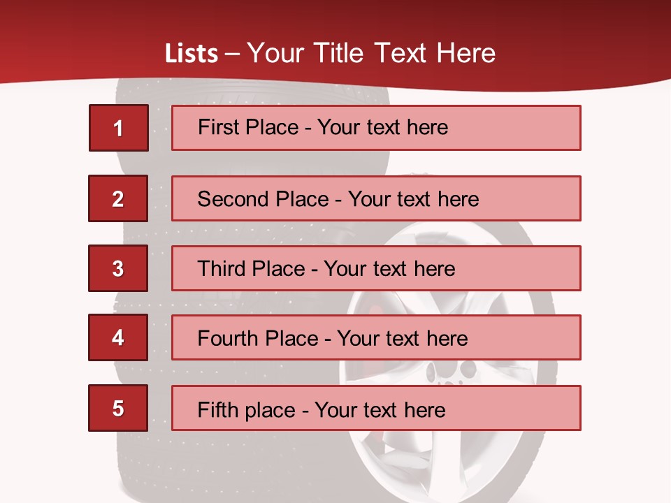 New Wheels PowerPoint Template