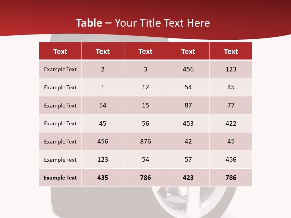 New Wheels PowerPoint Template
