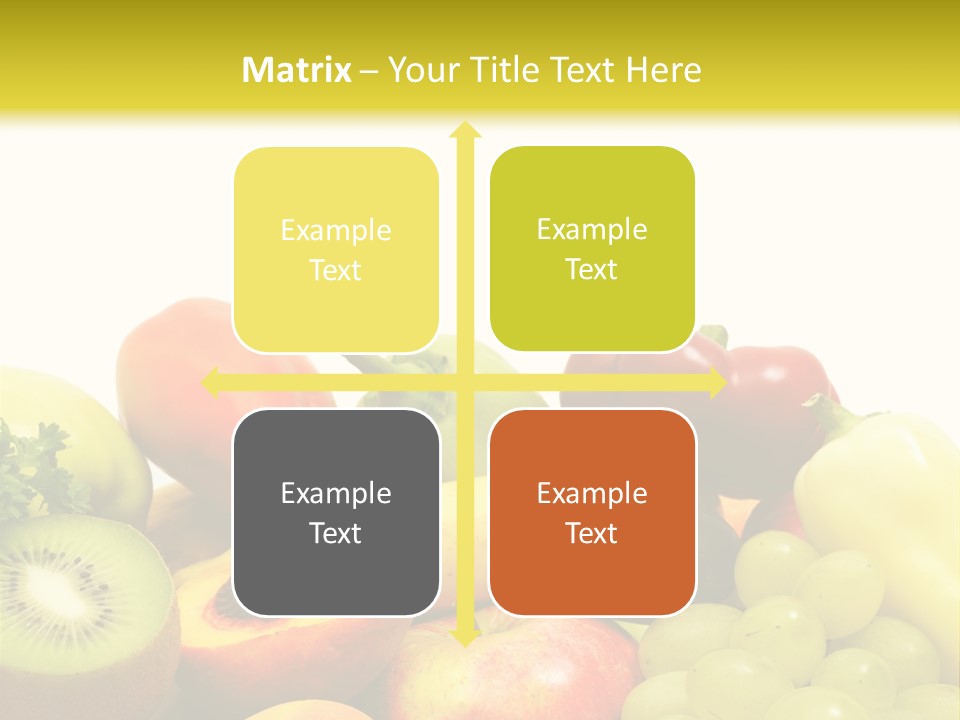 A Little Girl Keeping Yellow Leaves In Her Hands PowerPoint Template