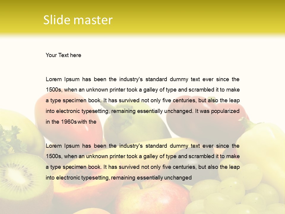 A Little Girl Keeping Yellow Leaves In Her Hands PowerPoint Template