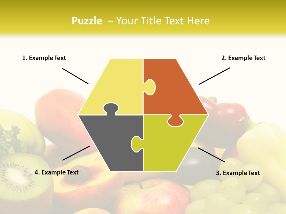 A Little Girl Keeping Yellow Leaves In Her Hands PowerPoint Template