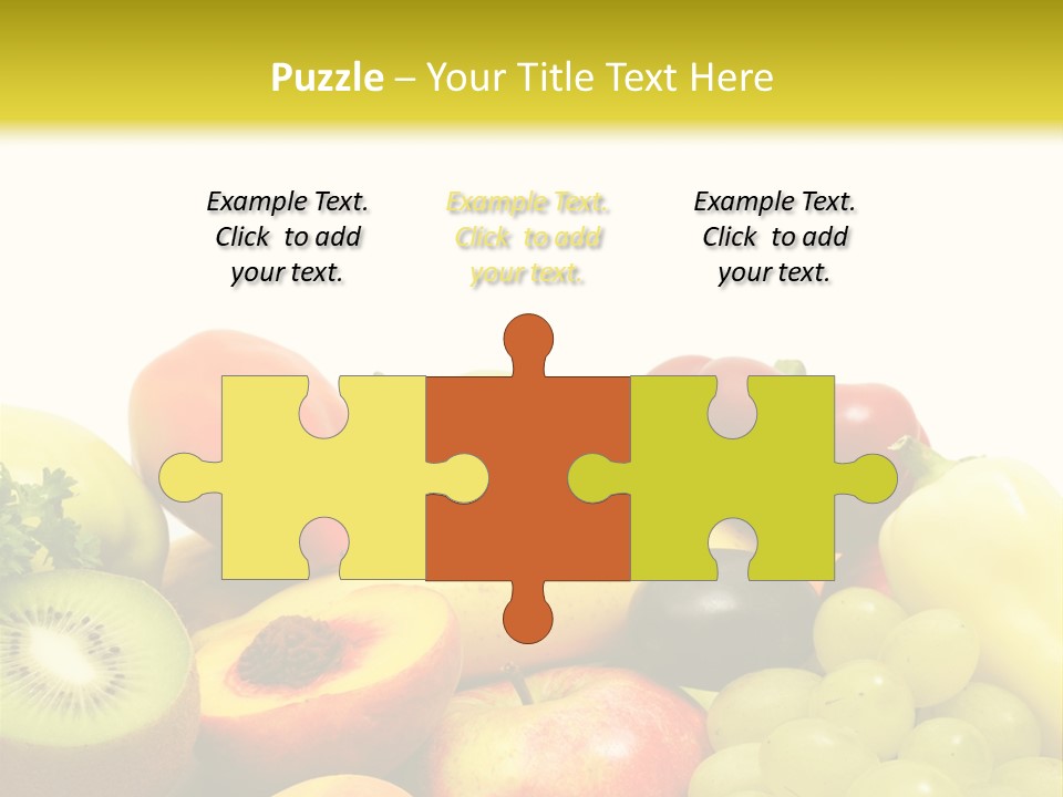 A Little Girl Keeping Yellow Leaves In Her Hands PowerPoint Template