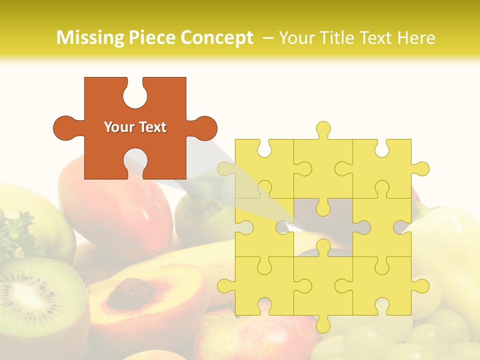 A Little Girl Keeping Yellow Leaves In Her Hands PowerPoint Template