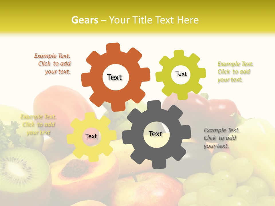 A Little Girl Keeping Yellow Leaves In Her Hands PowerPoint Template