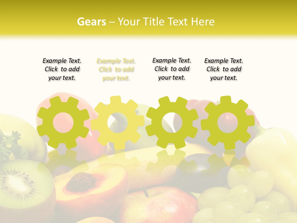 A Little Girl Keeping Yellow Leaves In Her Hands PowerPoint Template