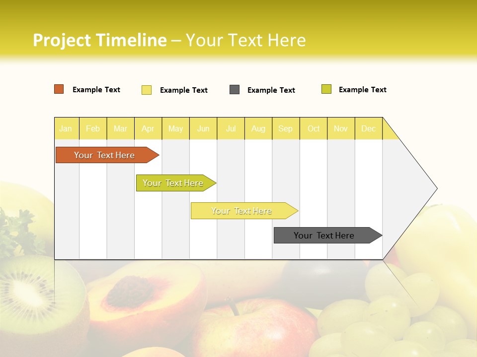 A Little Girl Keeping Yellow Leaves In Her Hands PowerPoint Template