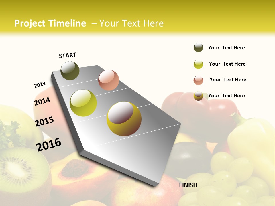 A Little Girl Keeping Yellow Leaves In Her Hands PowerPoint Template