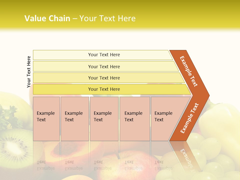 A Little Girl Keeping Yellow Leaves In Her Hands PowerPoint Template