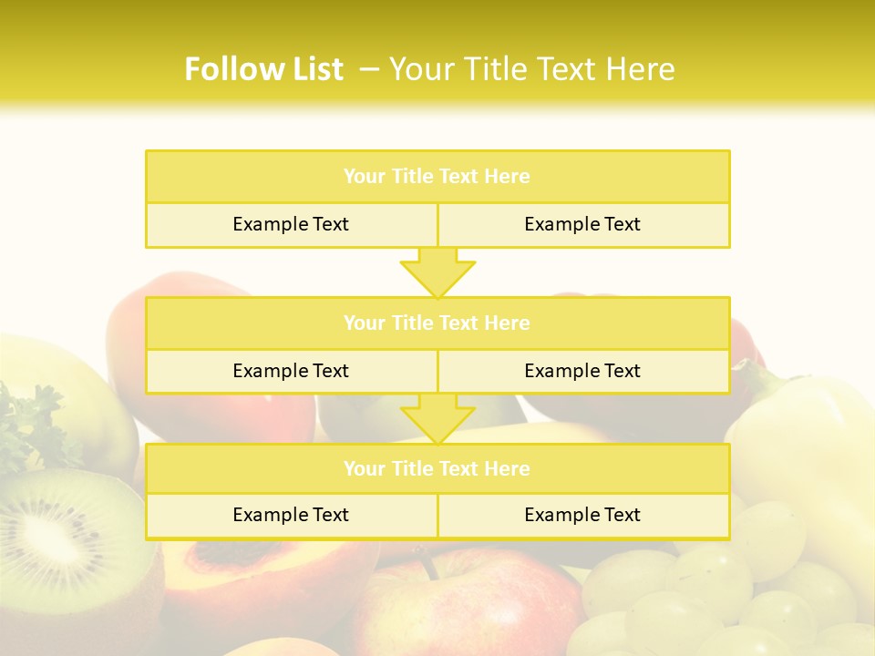 A Little Girl Keeping Yellow Leaves In Her Hands PowerPoint Template