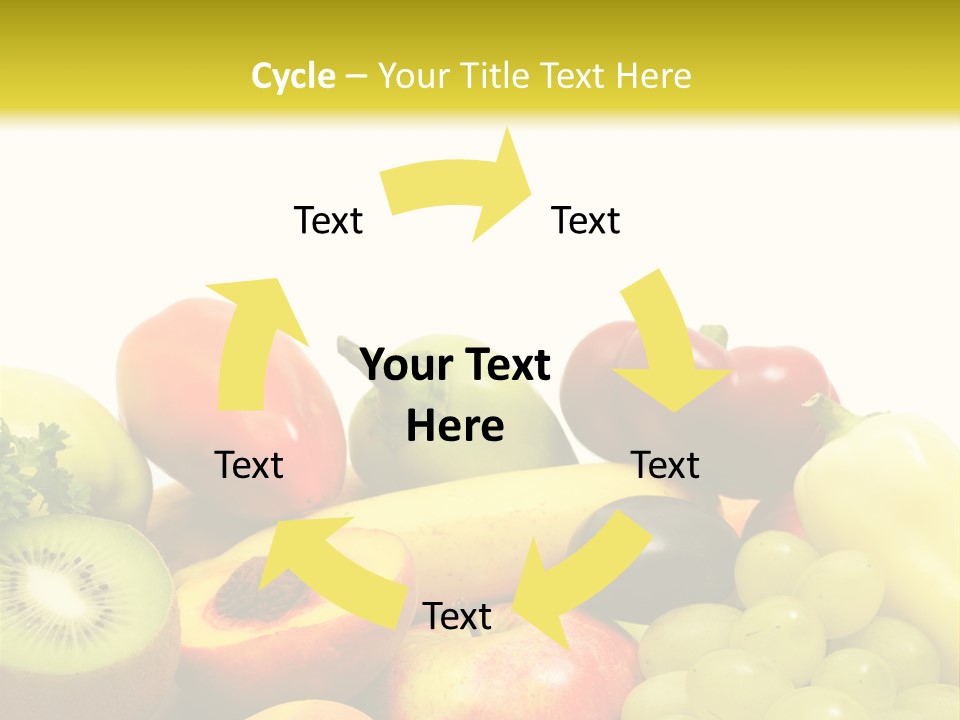 A Little Girl Keeping Yellow Leaves In Her Hands PowerPoint Template