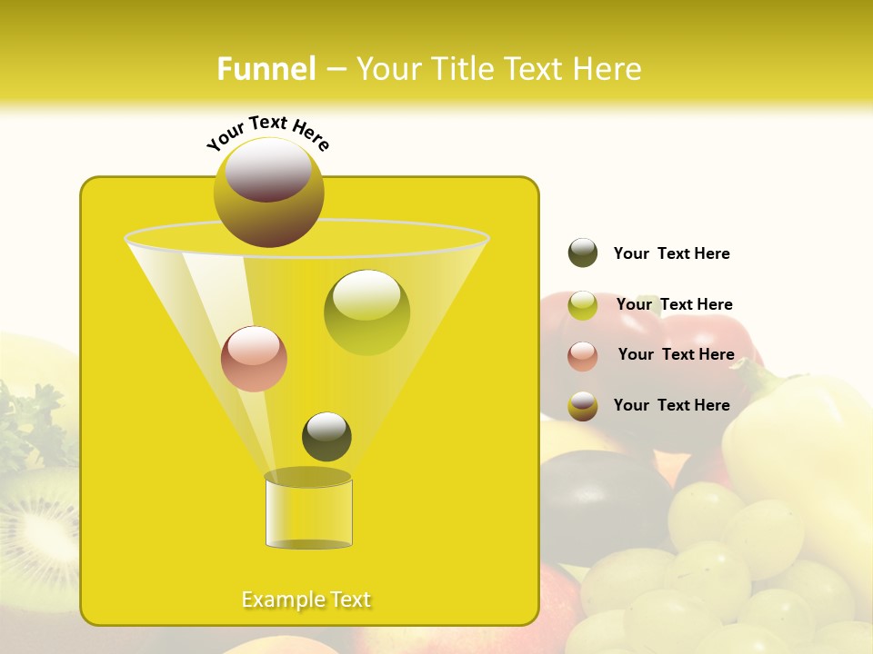 A Little Girl Keeping Yellow Leaves In Her Hands PowerPoint Template