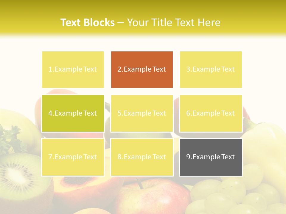 A Little Girl Keeping Yellow Leaves In Her Hands PowerPoint Template