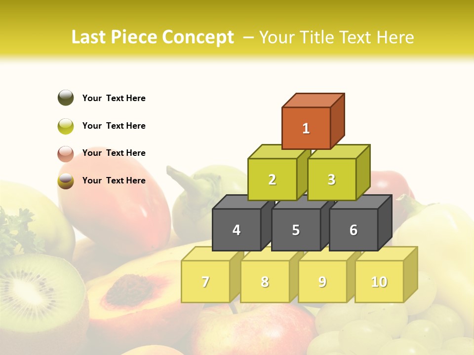 A Little Girl Keeping Yellow Leaves In Her Hands PowerPoint Template