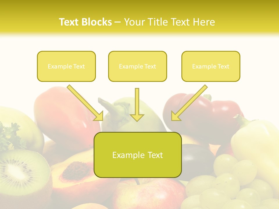 A Little Girl Keeping Yellow Leaves In Her Hands PowerPoint Template