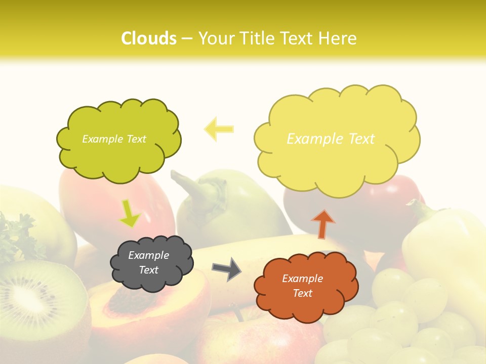 A Little Girl Keeping Yellow Leaves In Her Hands PowerPoint Template