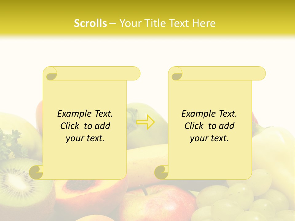 A Little Girl Keeping Yellow Leaves In Her Hands PowerPoint Template