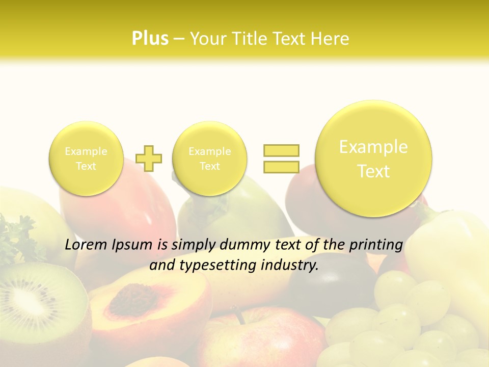 A Little Girl Keeping Yellow Leaves In Her Hands PowerPoint Template