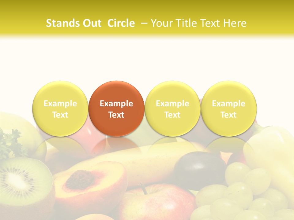 A Little Girl Keeping Yellow Leaves In Her Hands PowerPoint Template