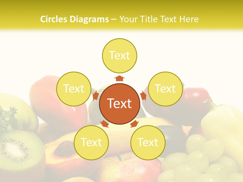 A Little Girl Keeping Yellow Leaves In Her Hands PowerPoint Template