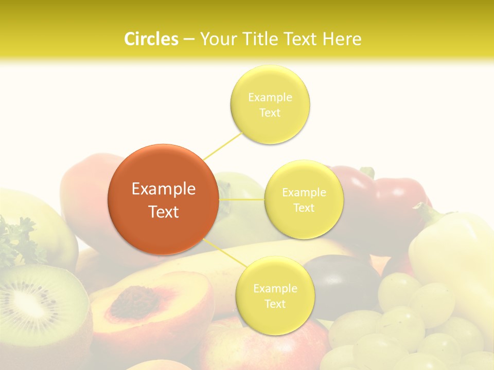 A Little Girl Keeping Yellow Leaves In Her Hands PowerPoint Template