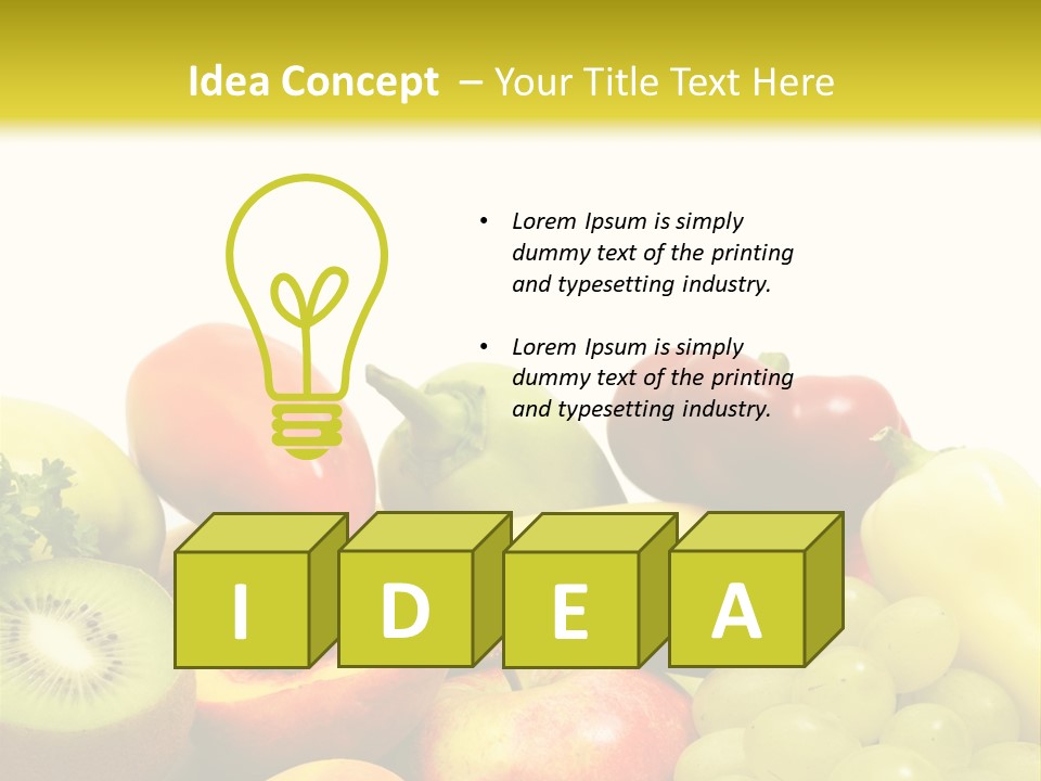 A Little Girl Keeping Yellow Leaves In Her Hands PowerPoint Template