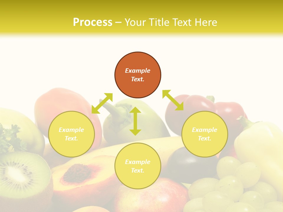 A Little Girl Keeping Yellow Leaves In Her Hands PowerPoint Template